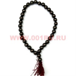 Четки деревянные 35 бусин (темные и светлые бусины) - фото 78970
