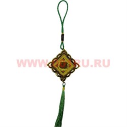 Амулет мусульманский ромб ажурный, цена за 12 штук - фото 78985