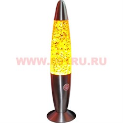 Светильник восковый с конфетти 48 см, цвета в ассортименте - фото 79231