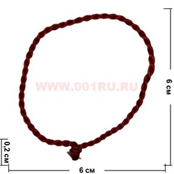 Нитка красная на руку (браслет) 100 шт/уп - фото 79288