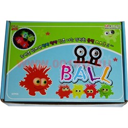 Игрушка "ежик" 55 мм светящийся со звуком 12 шт/упаковка - фото 79342