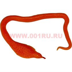 Змея силиконовая 100 см цвета миксом (растягивается) 10 шт/упаковка - фото 79472