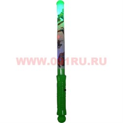 Палочка светящаяся 26 см рисунки в ассортименте - фото 79753