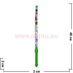 Палочка светящаяся 48 см, цена за 600 шт, рисунки в ассортименте - фото 79760