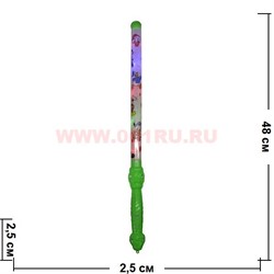Палочка светящаяся 48 см, цена за 480 шт, рисунки в ассортименте - фото 79762