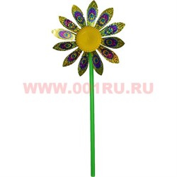 Крутяшка ветряная "Цветок" пластмассовая 20 шт/упаковка - фото 80077
