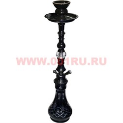 Кальян на 1 трубку (1199) металлический 56 см цвета миксом - фото 80293