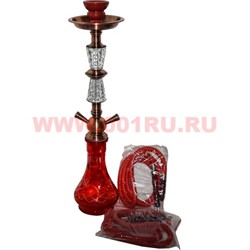 Кальян на 2 трубки средний (F1584R) 56 см, цвета в ассортименте - фото 80742