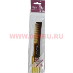 Расческа "Royal Rose" длинная цвет коричневый - фото 82276