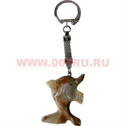 Брелок из оникса "Дельфин" - фото 82607