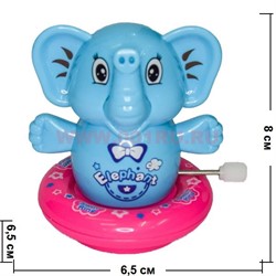 Заводная игрушка "слоник", цена за 12 шт - фото 83868