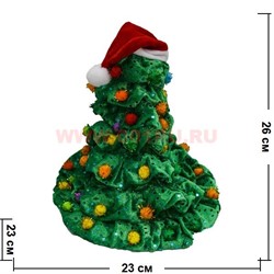 Игрушка музыкальная (799) Елка в колпаке растущая, 36 шт/кор - фото 83978