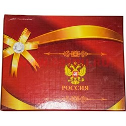 Набор Россия Фляга 9 унций (нож-штопор, компас, стаканчик, лейка) - фото 84022