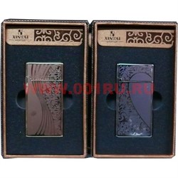 Зажигалка газовая Xintai с узором в ассортименте - фото 84146