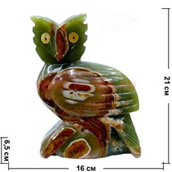 Сова из оникса 21 см (8 дюймов) - фото 84968