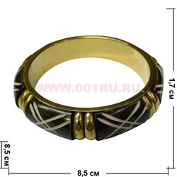 Браслет индийский из кости и латуни - фото 85348