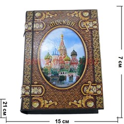 Шкатулка деревянная "Москва" в ассортименте - фото 86960
