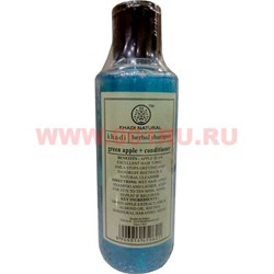 Шампунь khadi «green apple» + кондиционер (Индия) - фото 87427