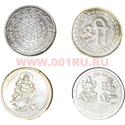 Монета индийская "Лакшми и Ганеша" - фото 88251