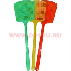 Мухобойка пластмассовая цвета миксом коробка 1000 шт  - фото 90297