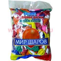 Шарики надувные "Сердце неон" 12 дюймов 100 шт - фото 91205