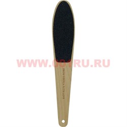 Терка для пяток деревянная двухстороняя (Россия), 80 шт/уп - фото 92216