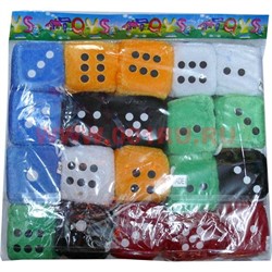 Игрушка мягкая Кубик в машину малый 24 шт/уп - фото 92222