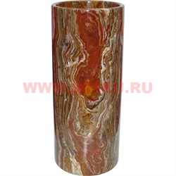 Ваза из оникса "цилиндр" 30 см (толстая) 4х12 дюйма - фото 93658