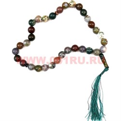 Четки из натурального камня (бразильский агат) 12 мм - фото 94862