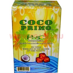 Уголь для кальяна Coco Primo кокосовый 72 кубика 1 кг - фото 96665