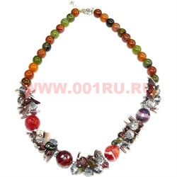 Бусы из натур.камня 45 см турмалин - фото 96699