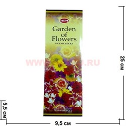 Благовония HEM "Цветочный Сад", цена за уп из 6 шт - фото 96738