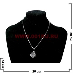 Подвеска из гематита "лист" - фото 97363