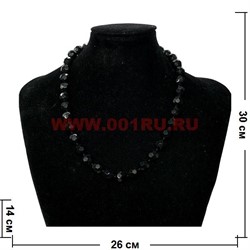 Бусы стекло граненое 10 мм - фото 97410
