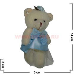 Мишка в юбочке 4 вида (103) цена за 24 шт - фото 97607
