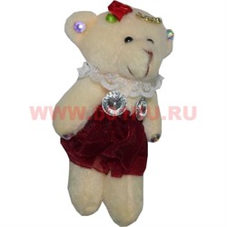 Мишка в юбочке 4 вида (103) цена за 24 шт - фото 97609