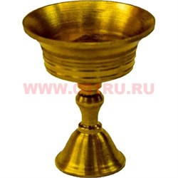 Чаша буддийская латунная 1 размер 45x35 мм - фото 98075
