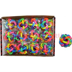 Игрушка прыгающая 65 мм "noodle ball" 12 шт/упаковка - фото 99256
