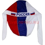 Бандана с завязками "Россия" 12 шт/блок
