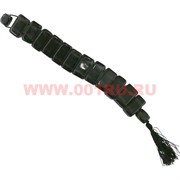 Перекидные четки из обсидиана черные