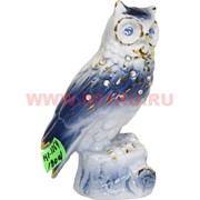 Сова фарфоровая 13 см (KL-1254) со стразами 3 цвета 180 шт/кор