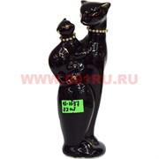 Кошка с котенком (KL-1037) из фарфора 15 см высота 72 шт/кор