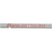 Трубка курительная стеклянная большая прозрачная 10,5 см