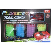 Машинка с дорогой Fluorescent Rail Cars