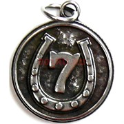 Амулет индийский «Подкова и 7»