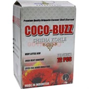 Уголь для кальяна Coco-Buzz 72 кубика 1 кг