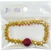 Браслет (D6-1956) с бусиной 12 шт/уп