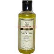 Шампунь khadi «Honey & Lemon» (Индия) из натуральных компонентов
