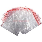 Фасовочные пакеты 500 шт Гриппер Zip Lock 4х6 см 70 мкм