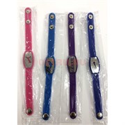 Силиконовые (R-743) цветные браслеты 12 шт/уп